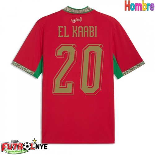 Camiseta Marruecos Ayoub El Kaabi #20 Primera Equipación Mundial 2026 manga corta